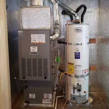 new water heater and furnace installed