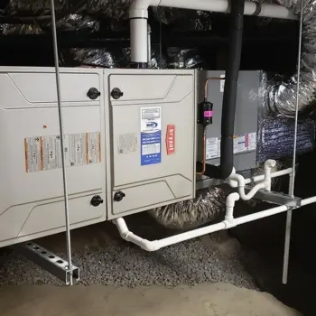 furnace installed with new duct work